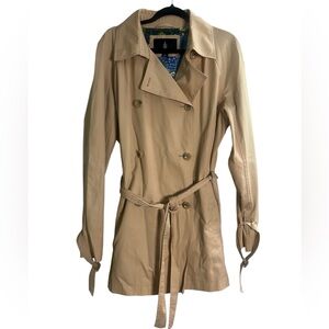 London Fog Double Breasted Trench Coat